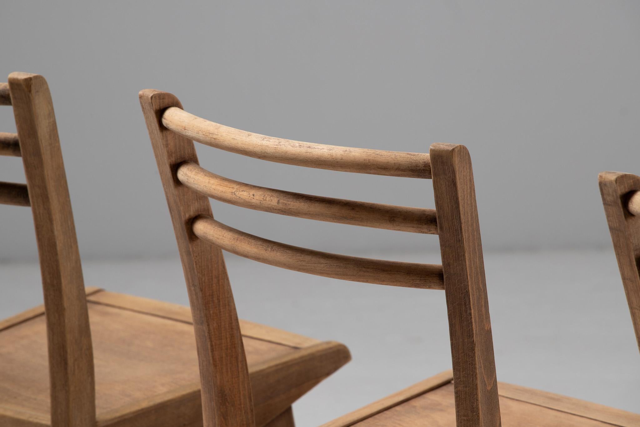 Set of Six Dining Chairs, France, 1950s Bon état - En vente à Kaštel Sućurac, Splitsko-dalmatinska županija