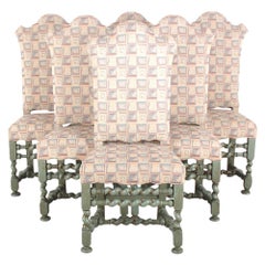 Antique Set of Six Dining Chairs from Coco Chanel's Villa La Pausa