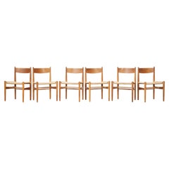 Set of Six Dining Chairs in Oak by Hans J. Wegner for Carl Hansen, 1960s