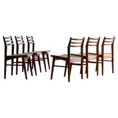 Set of Six Dining Chairs in Teak by Mogens Hansen Denmark 1960's