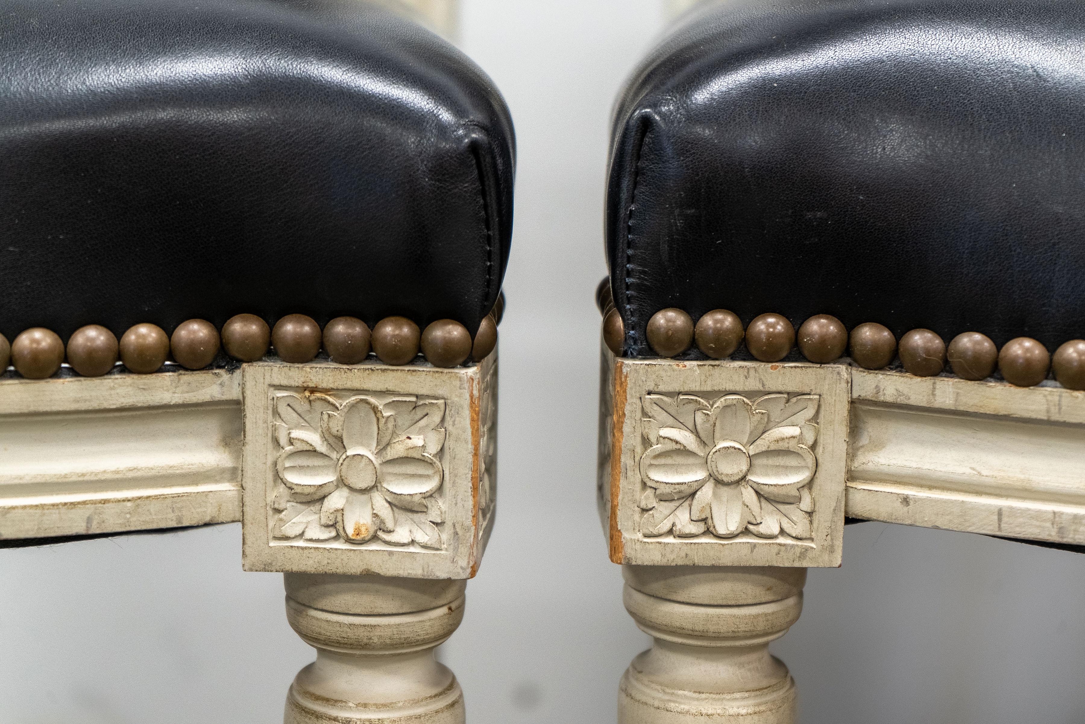 20th Century Set of Six Dining Chairs in the Style of Louis XVI For Sale