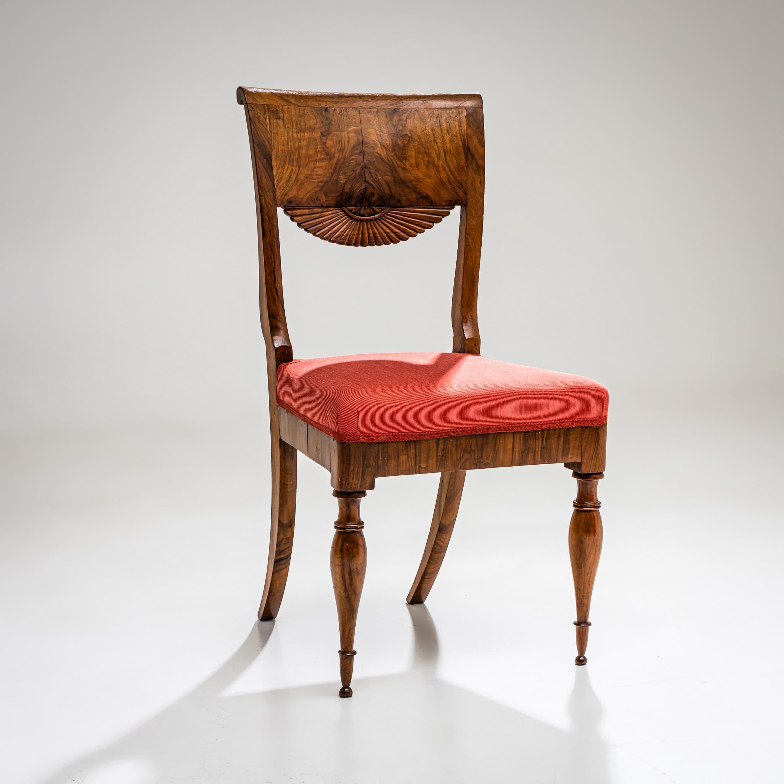 Italian Set of Six Dining Chairs, Italy circa 1830 For Sale