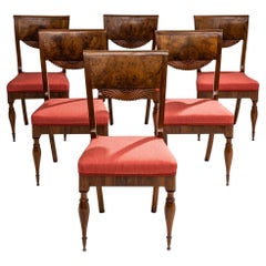 Set of Six Dining Chairs, Italy circa 1830