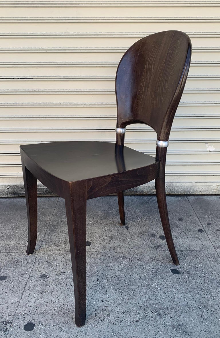Set of Six Dining Chairs Made in Italy Bu Potocco, Italy For Sale at