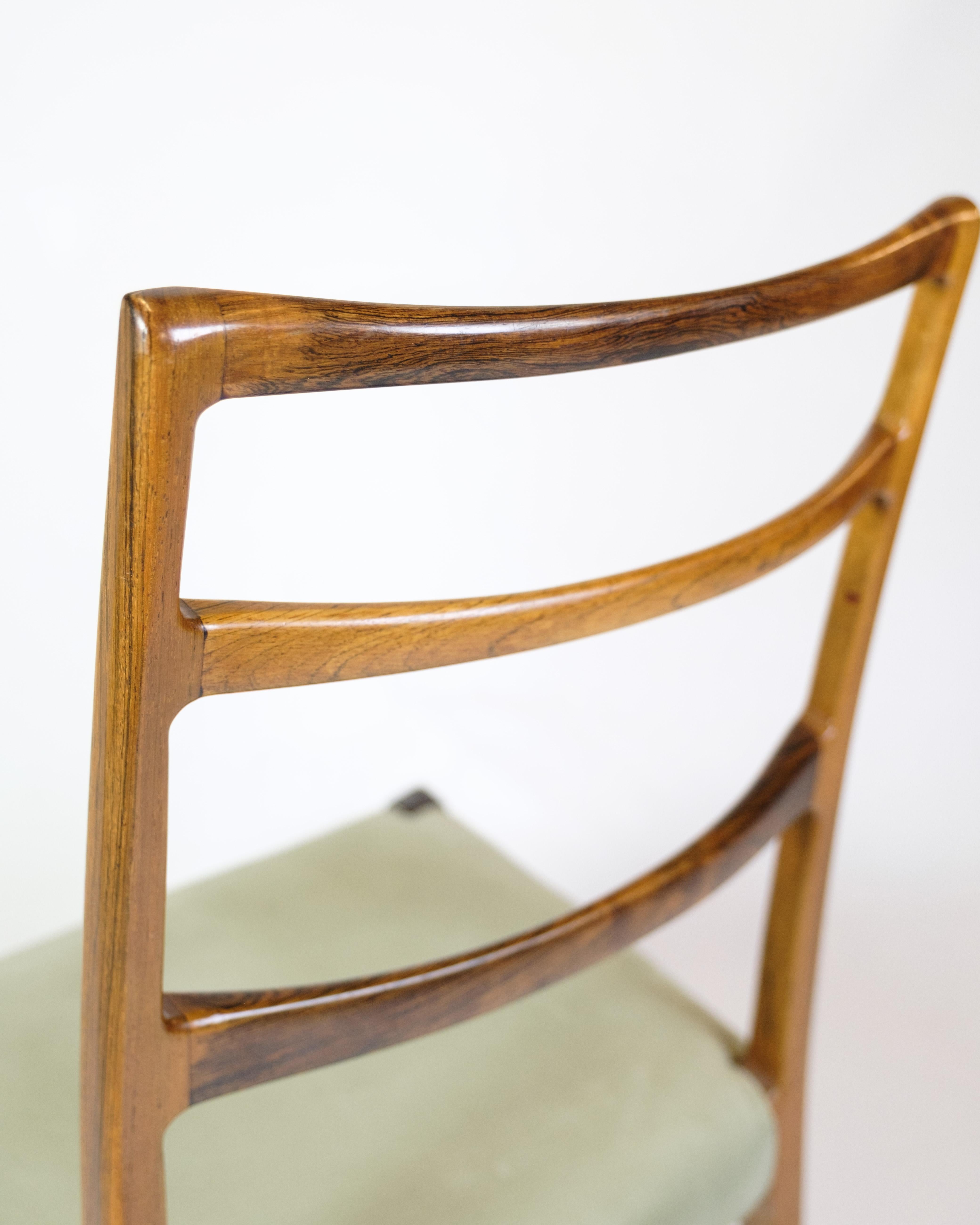 Set di sei sedie da pranzo in palissandro di Sorø Furniture degli anni '60 in vendita 5