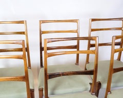 Set di sei sedie da pranzo in palissandro di Sorø Furniture degli anni '60