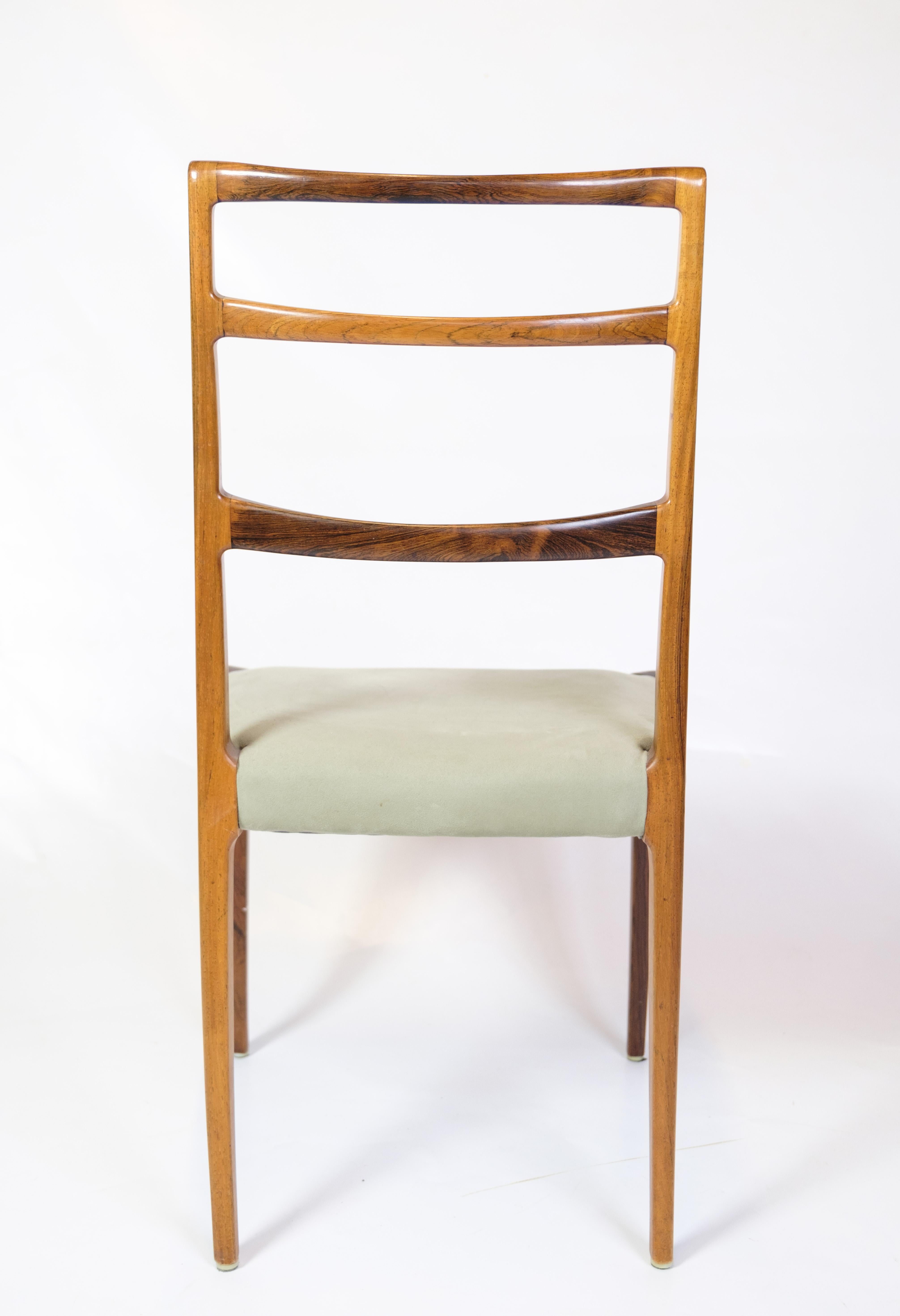 Set di sei sedie da pranzo in palissandro di Sorø Furniture degli anni '60 in vendita 1