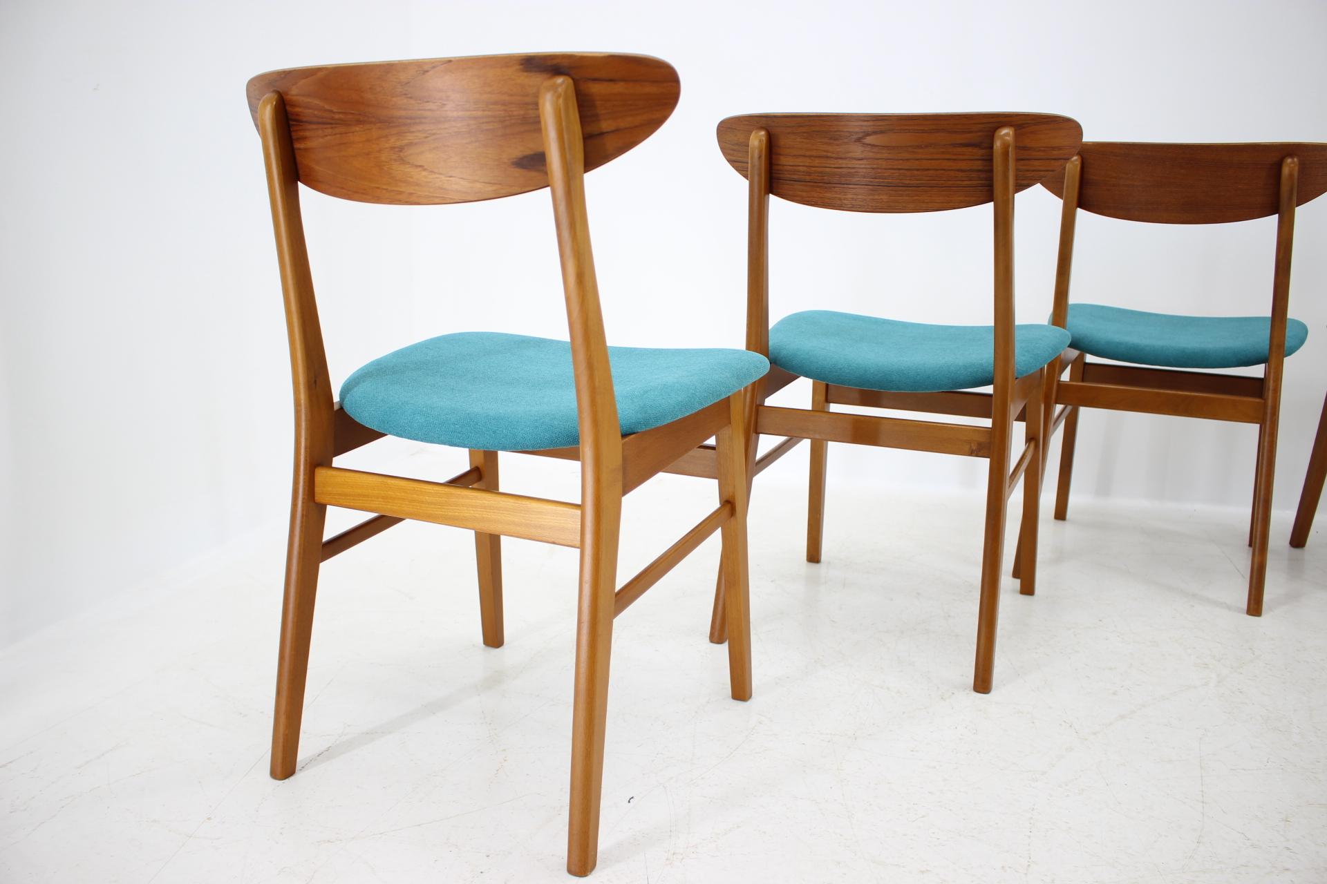 Scandinavian Modern Set of Six Dining Chairs Model 210r, Designed by Thomas Harlev, Denmark