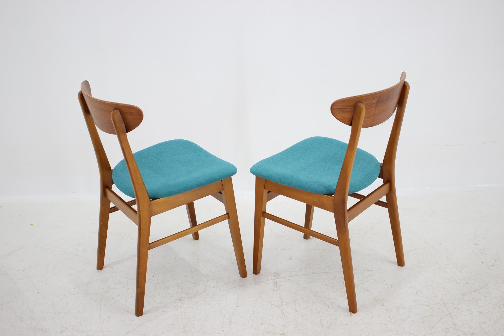 Fabric Set of Six Dining Chairs Model 210r, Designed by Thomas Harlev, Denmark