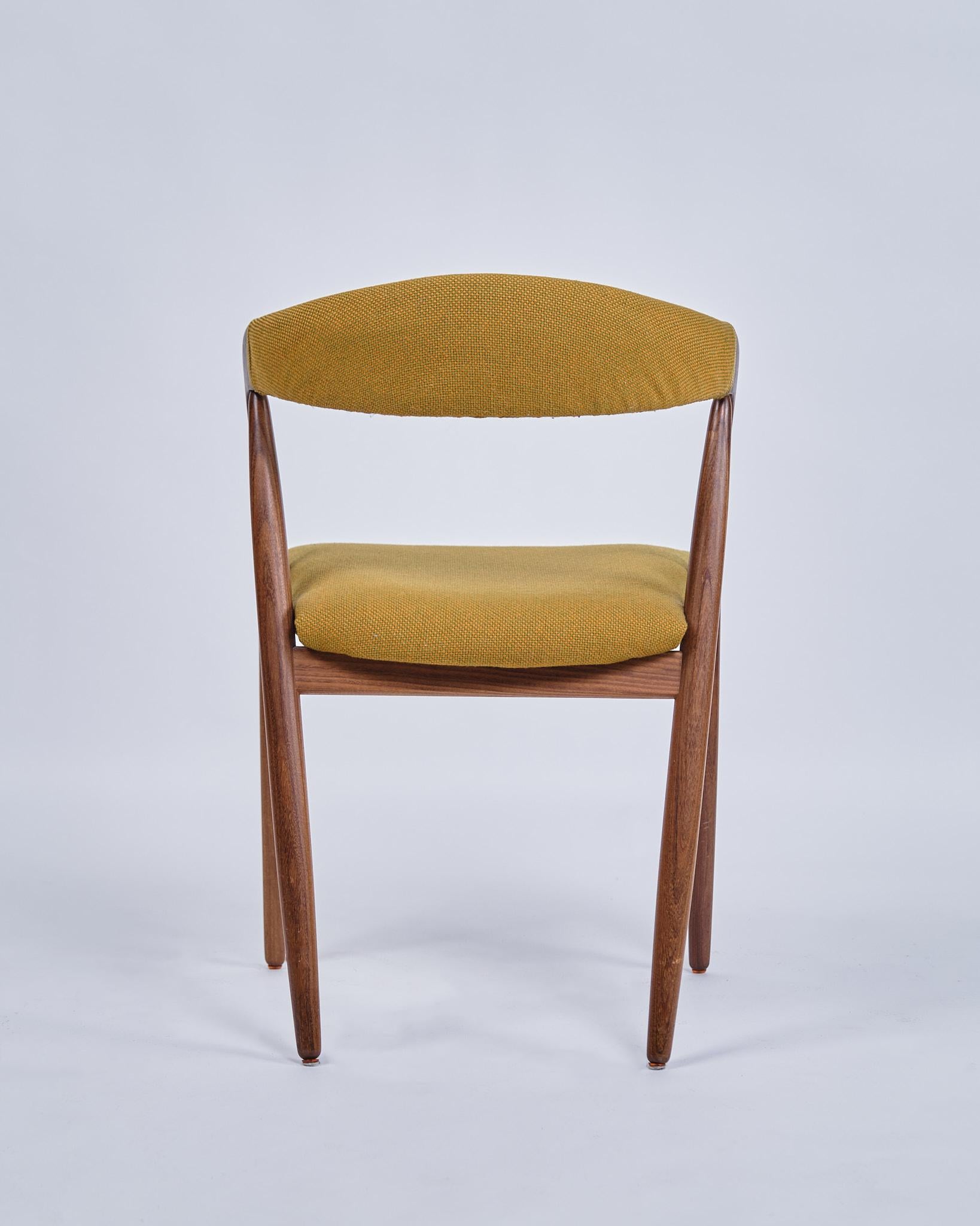 Satz von sechs Esszimmerstühlen Model No. 31 in Teakholz von Kai Kristiansen aus den 1960er Jahren (Dänisch) im Angebot