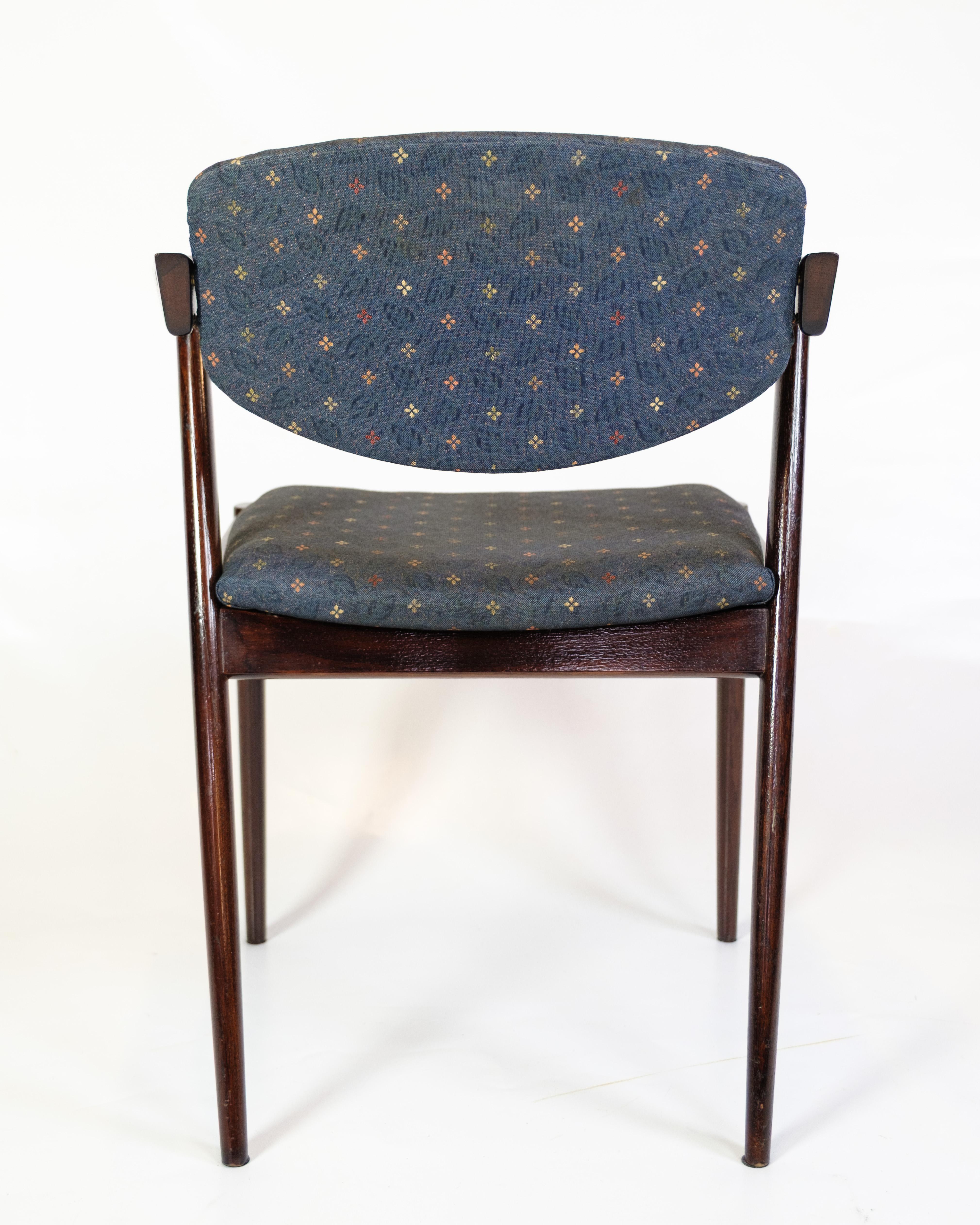 Ensemble de six chaises de salle à manger modèle 42 de Kai Kristiansen pour Schou Andersen en vente 2