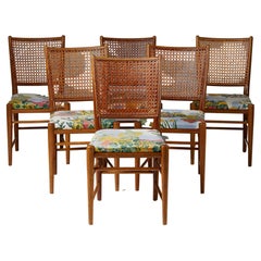 Set of Six Dining Chairs Model 526 Designed by Josef Frank for Svenskt Tenn