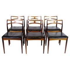 Set Of Six Dining Chairs Model 94 Made In Rosewood By Johannes Andersen