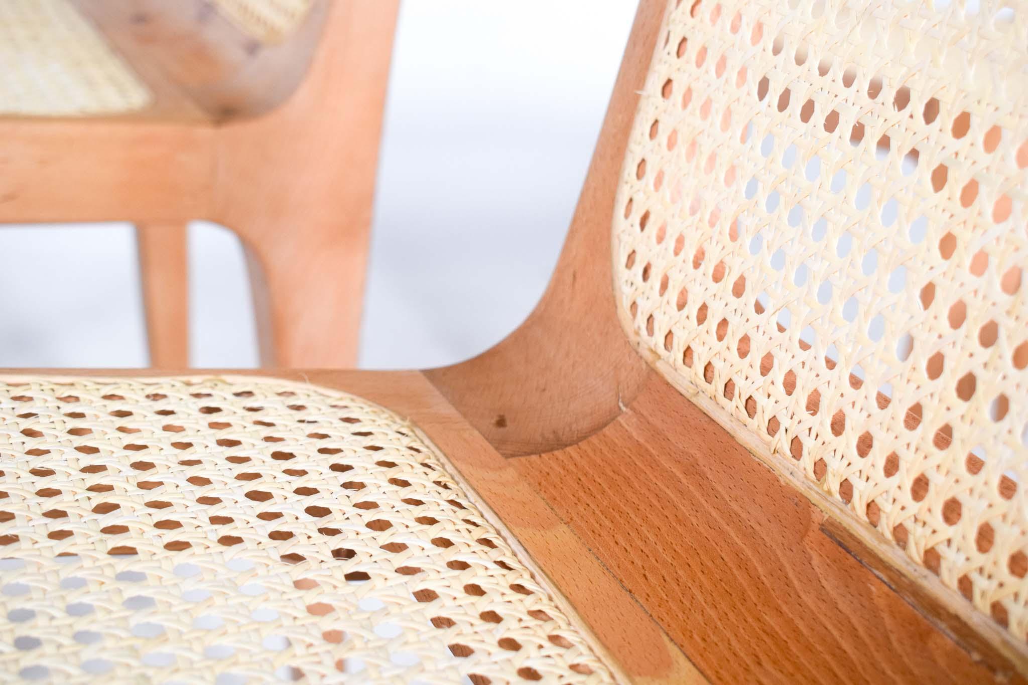 Set di sei sedie da pranzo modello C1 in Oak Oak naturale in vendita 8