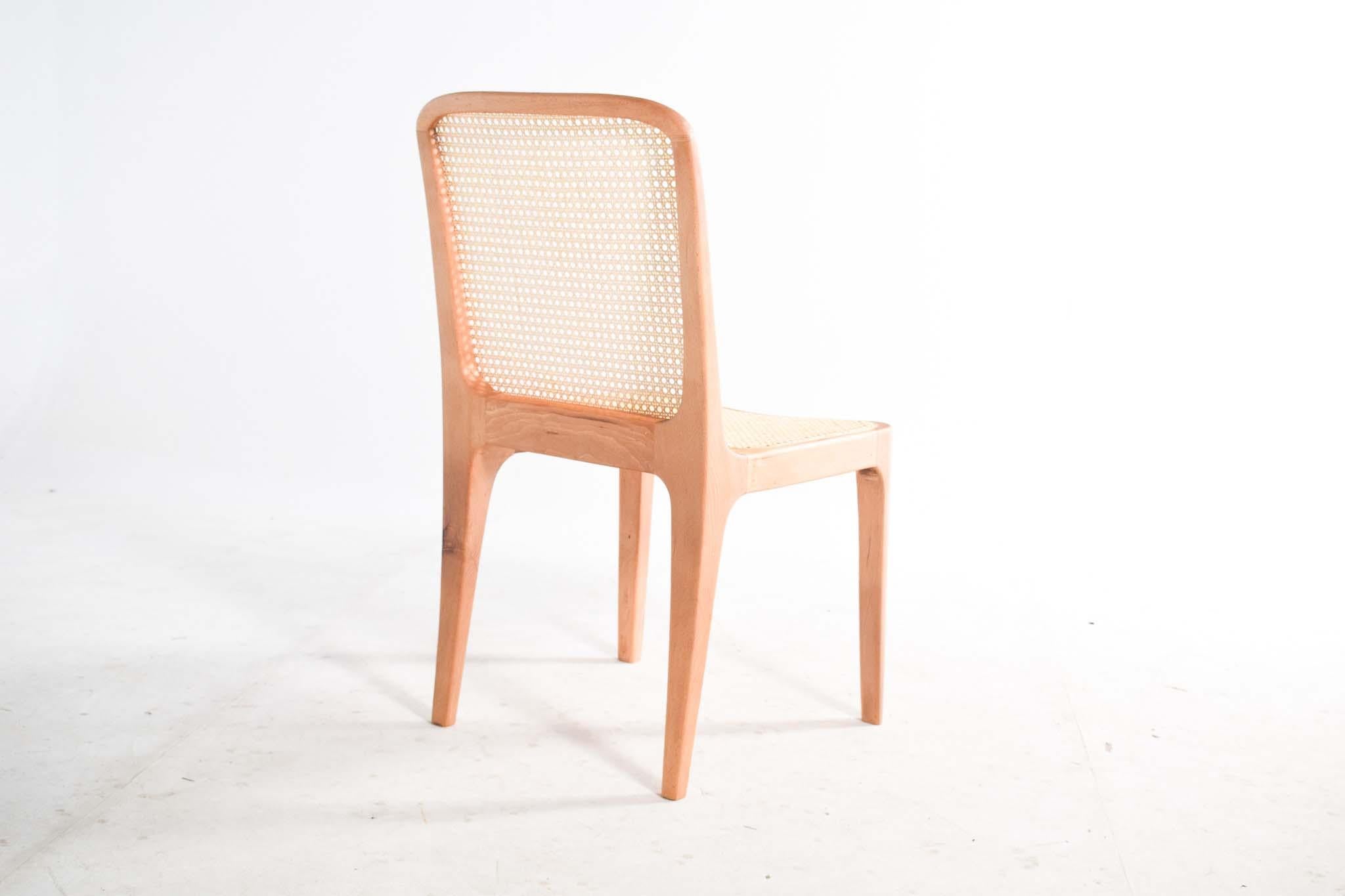 Set di sei sedie da pranzo modello C1 in Oak Oak naturale in vendita 10
