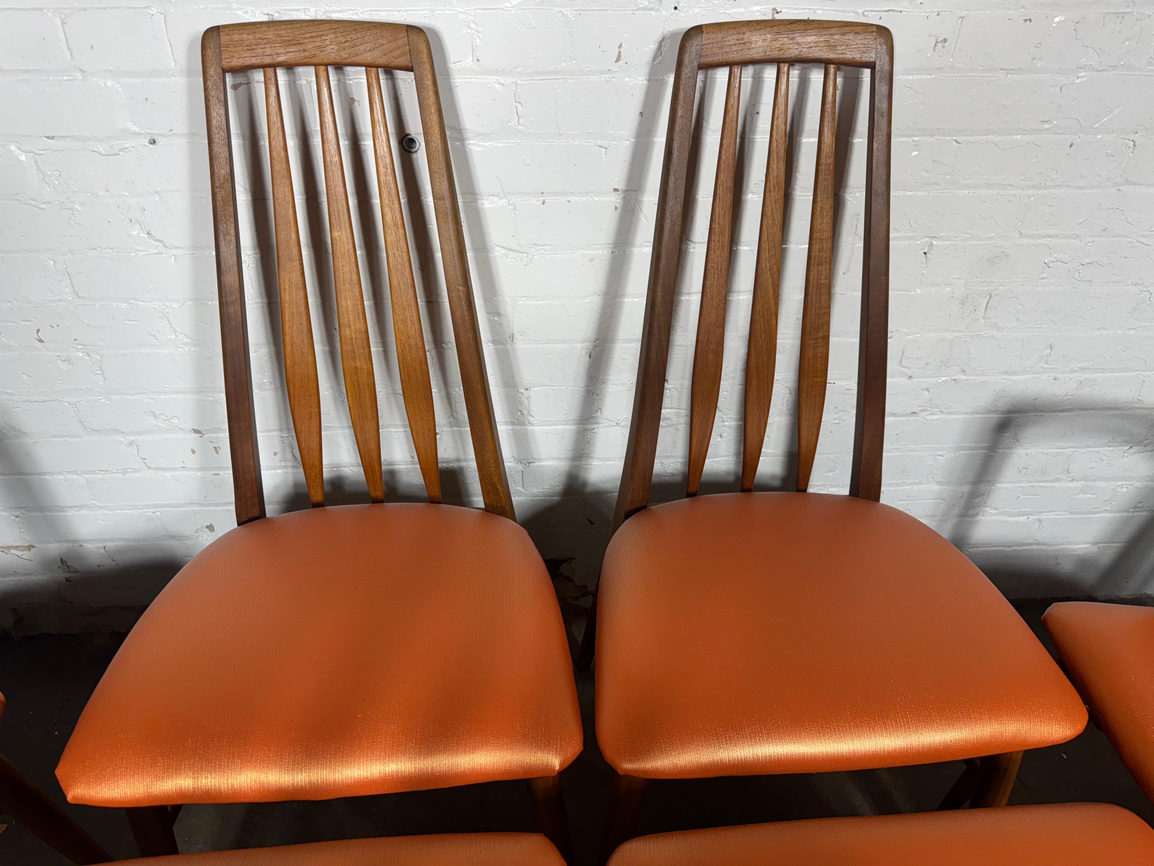 Juego de seis sillas de comedor 