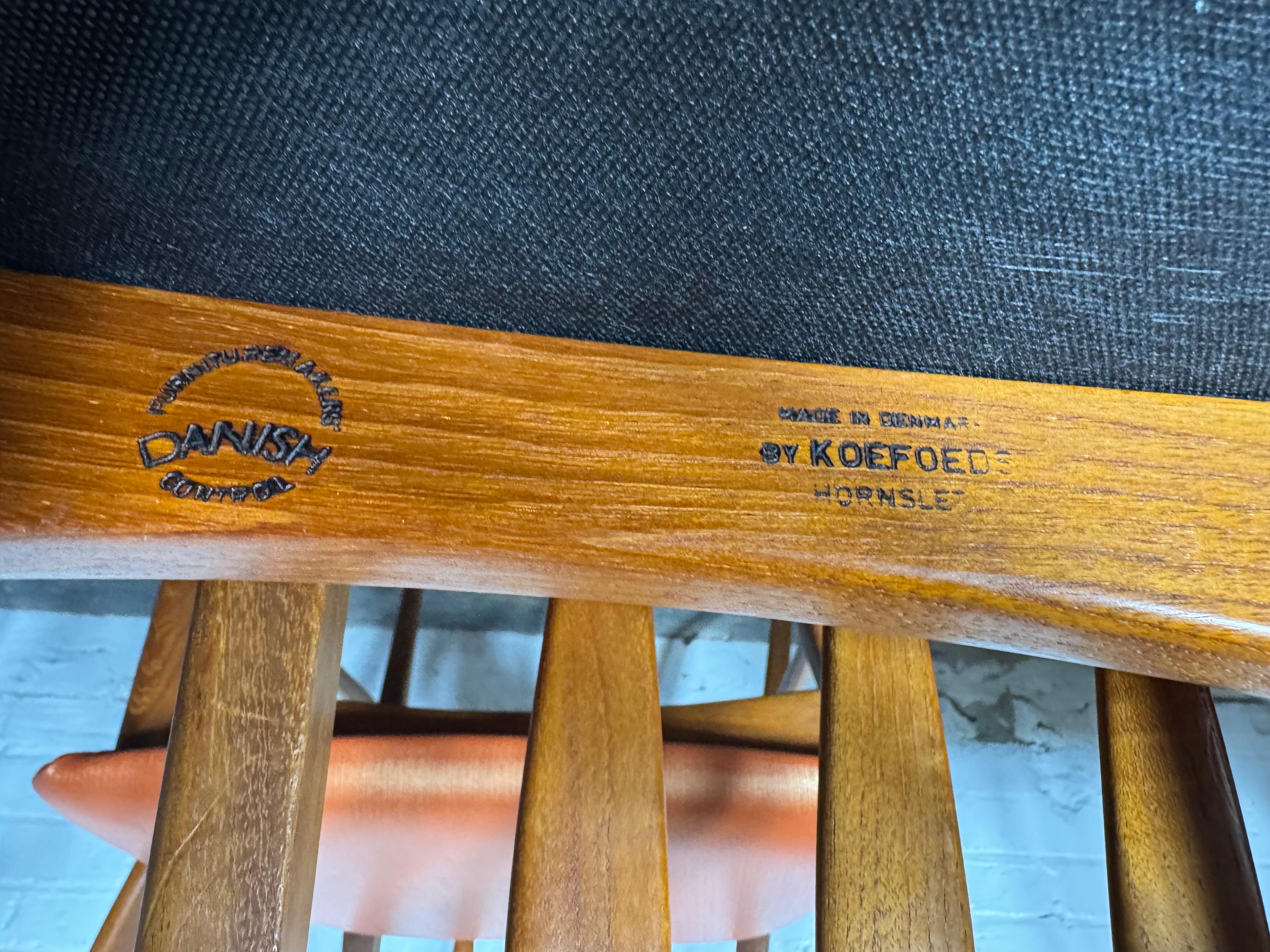 Juego de seis sillas de comedor 