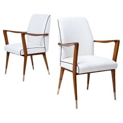 Ensemble de six chaises de salle à manger, Scandinavie, milieu du 20e siècle 