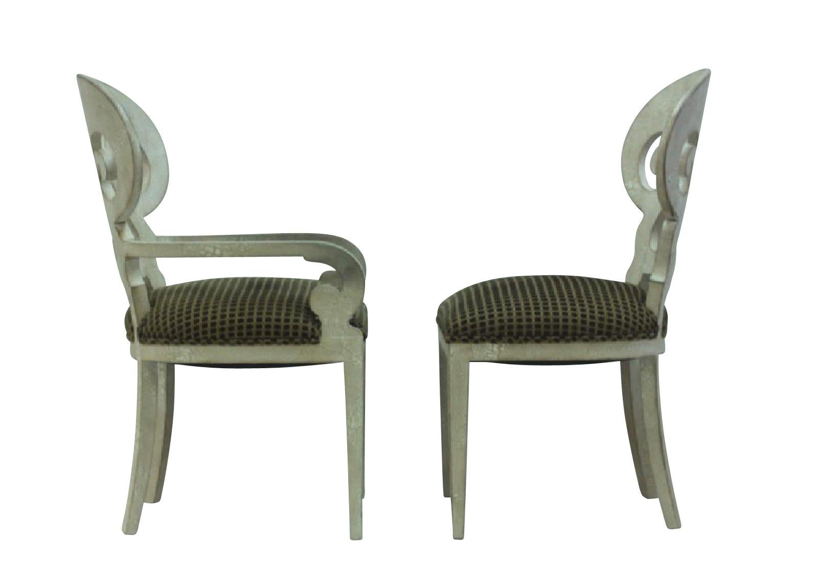 Set of Six Dining Chairs Styled by Paris Hadley In Good Condition In Stamford, CT