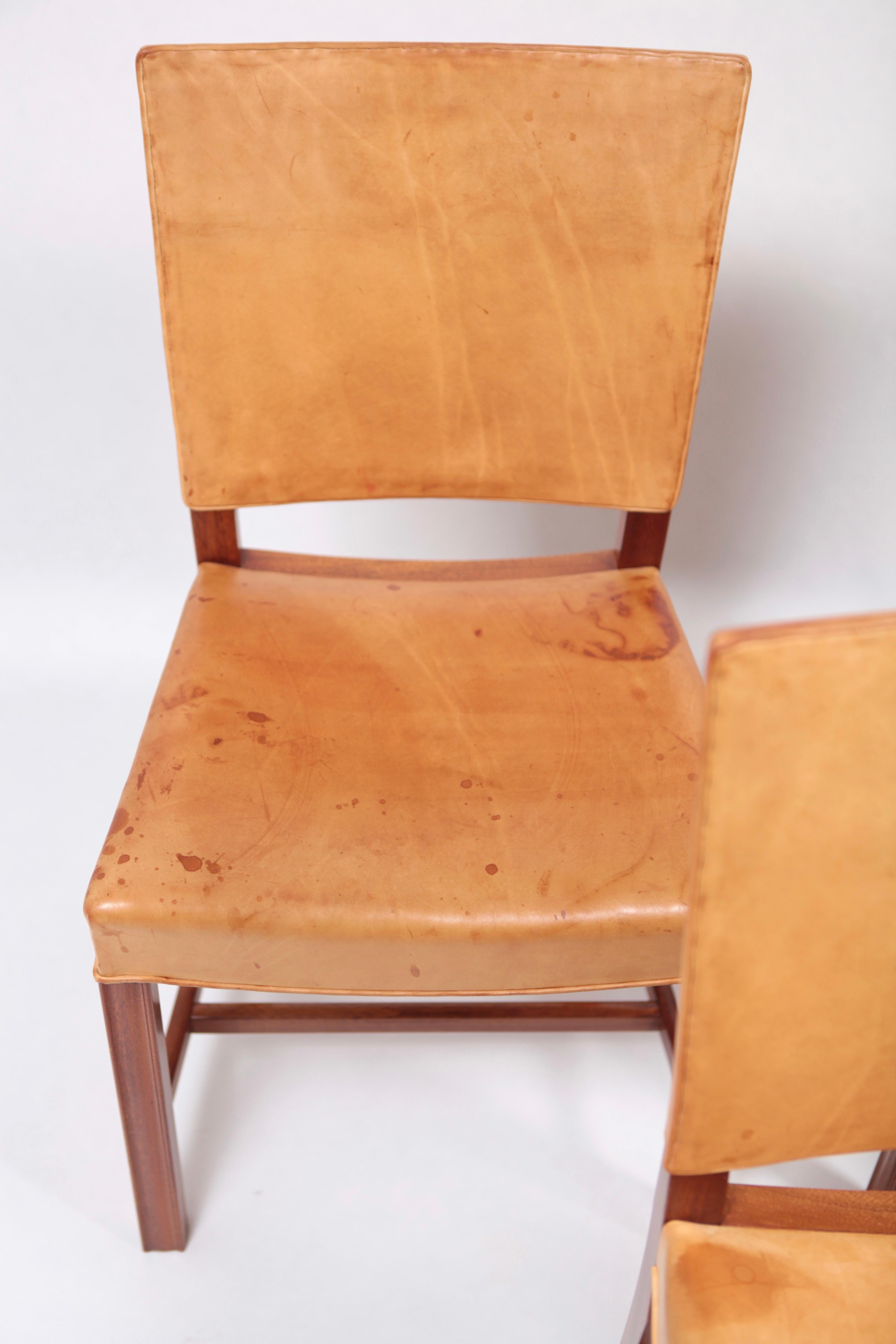 Mid-20th Century Set of Six Dining Chairs 