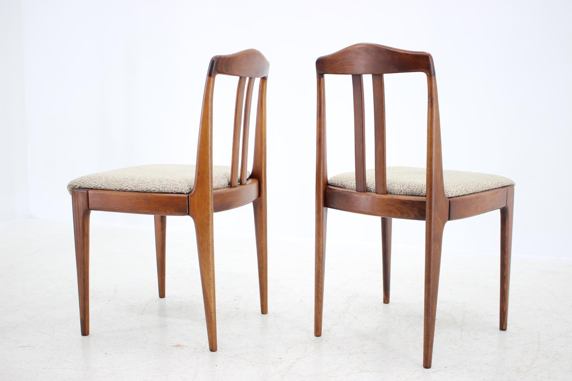 Mid-20th Century Set of Six Dining Hairs Designed by Johannes Andersen, 1960s