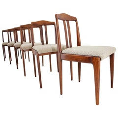 Set of Six Dining Hairs Designed by Johannes Andersen, 1960s