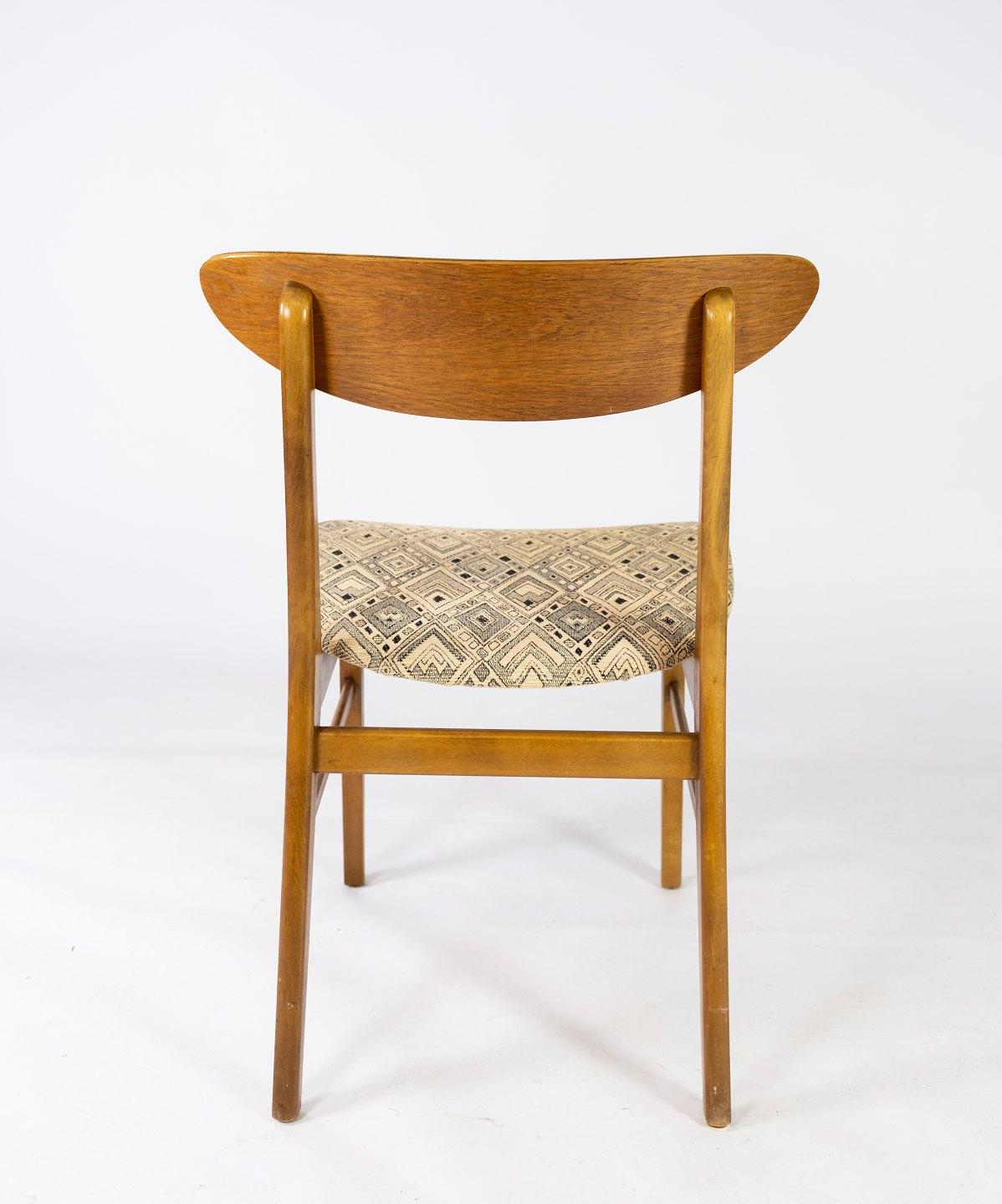 Metà XX secolo Set di sei sedie da sala da pranzo in teak degli anni '60 in vendita
