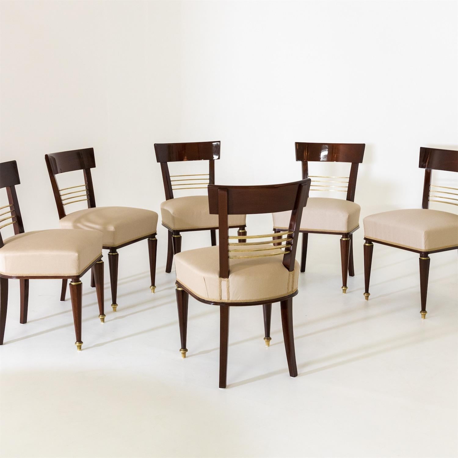 Set of Six Dining Room Chairs, Mid-19th Century 7