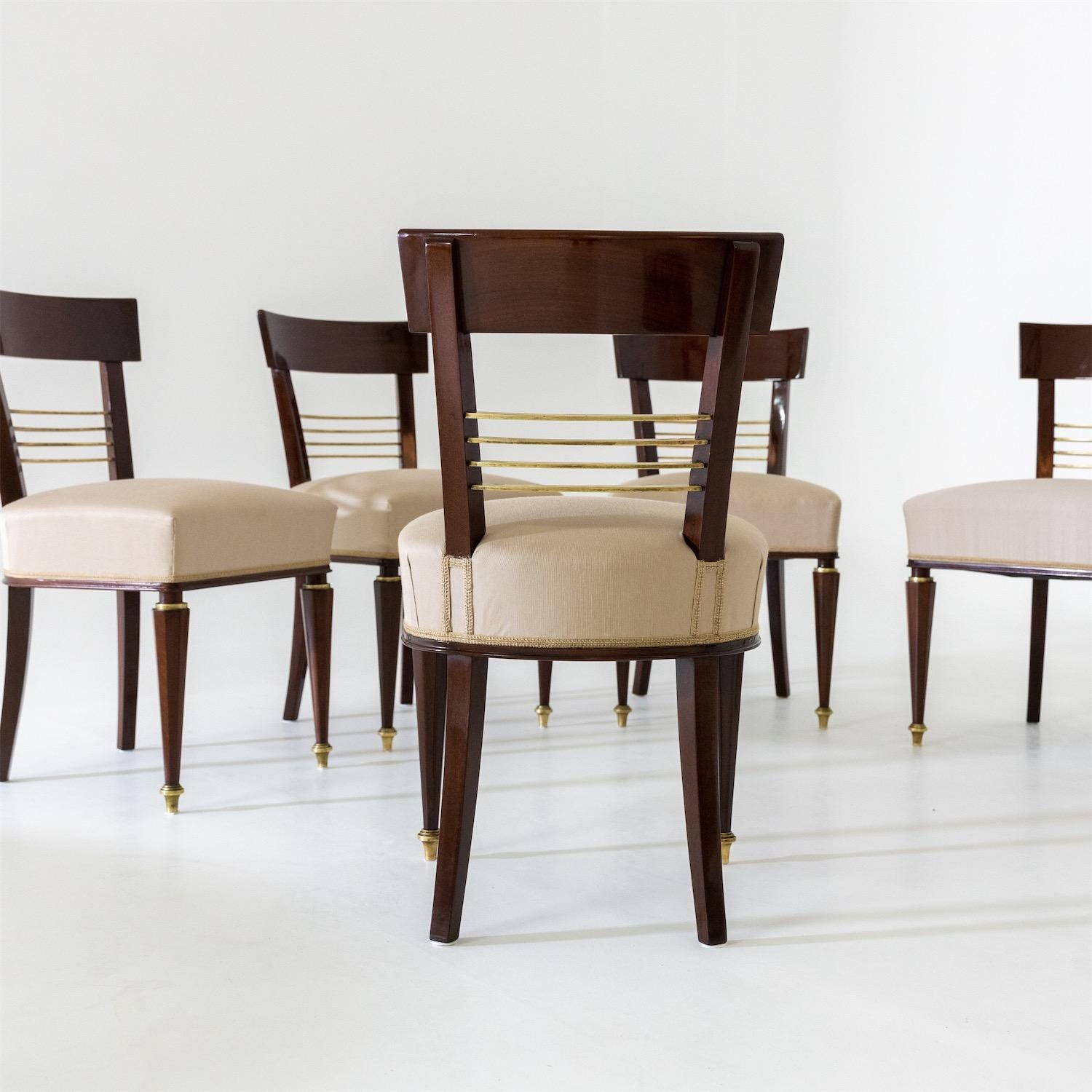 Set of Six Dining Room Chairs, Mid-19th Century 8