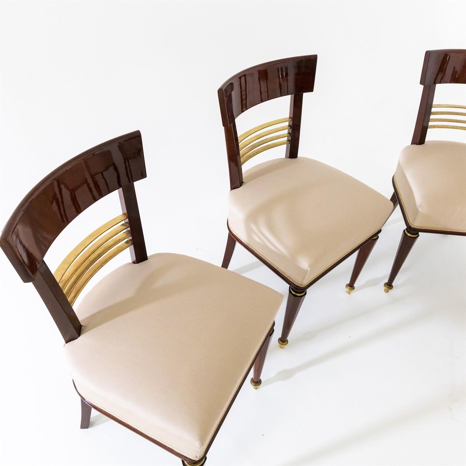 Set of Six Dining Room Chairs, Mid-19th Century 3