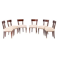 Set of Six Dining Room Chairs, Mid-19th Century