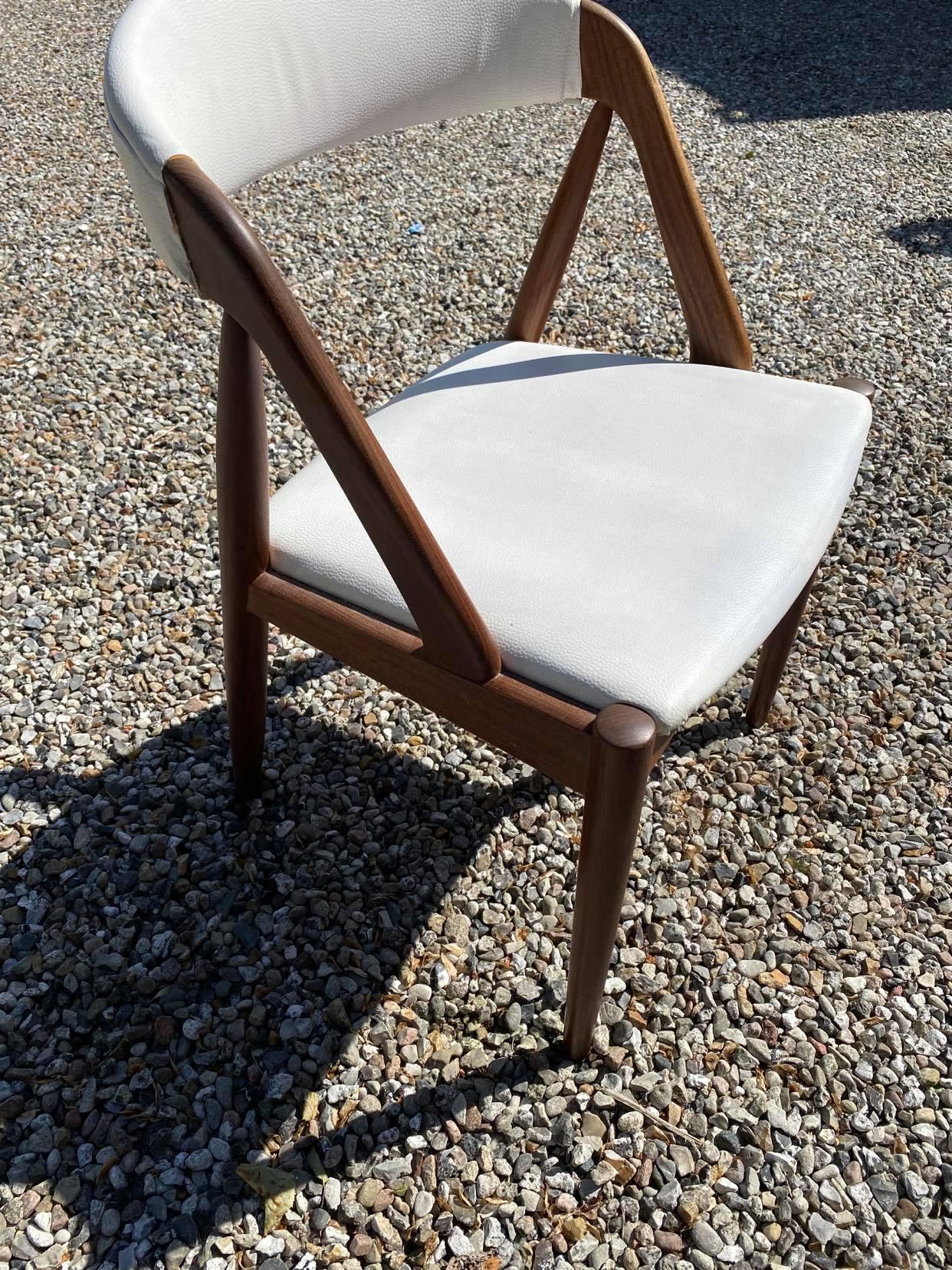 Set of Six Dining Room Chairs, Model 31, Designed by Kai Kristiansen In Good Condition In Lejre, DK