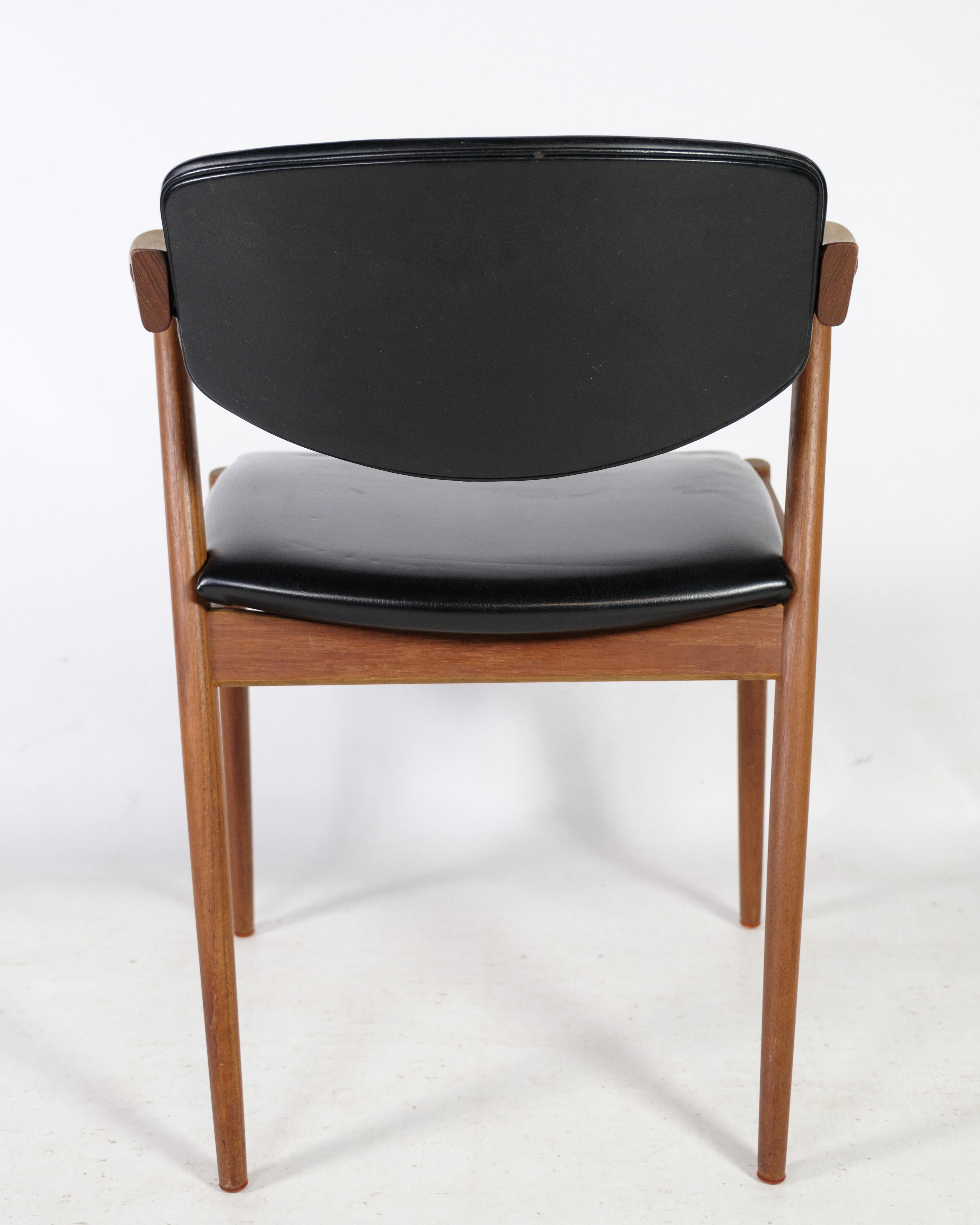 Set of Six Dining Room Chairs, Model 42, Designed by Kai Kristiansen 1