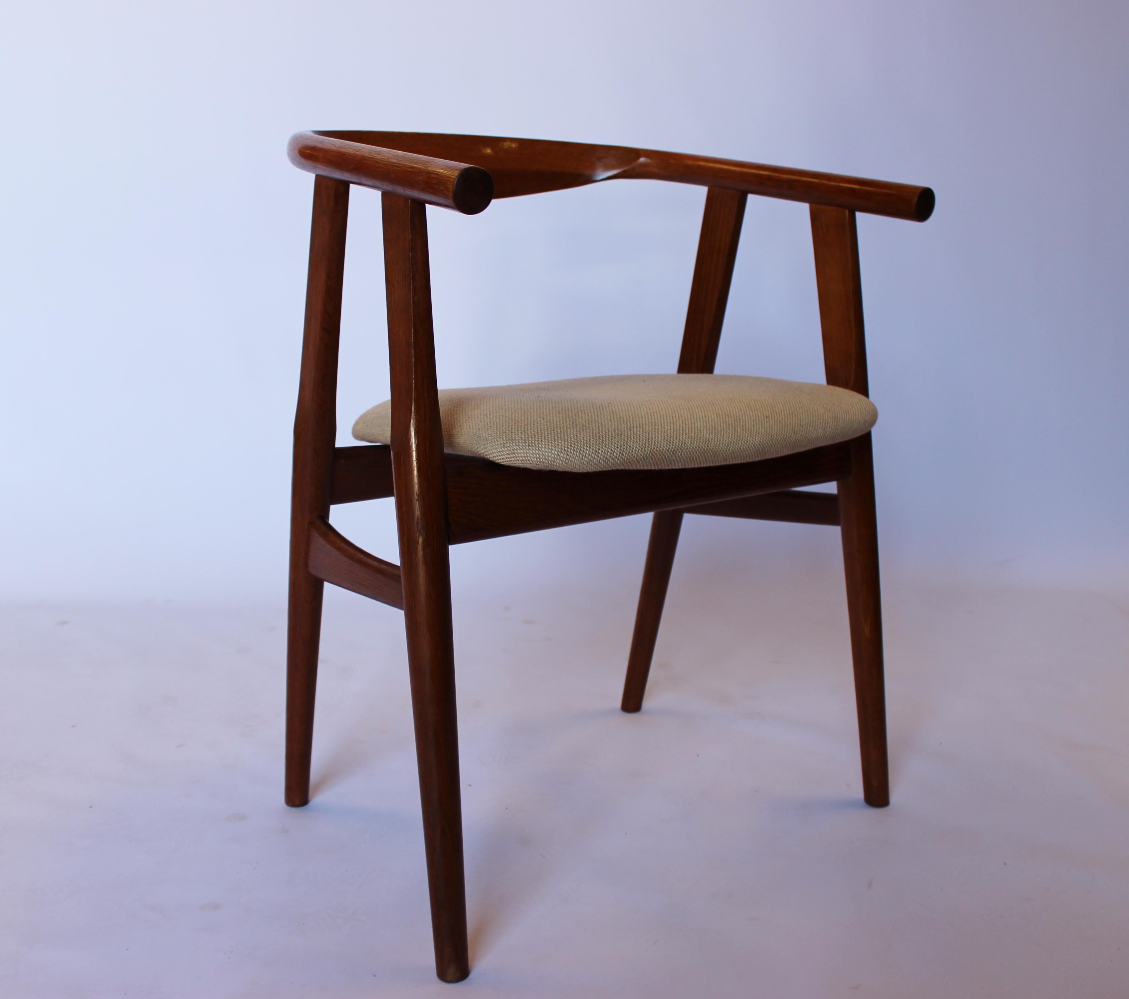 Scandinavian Modern Set of Six Dining Room Chairs, model GE525  by Hans J. Wegner and GETAMA, 1960s