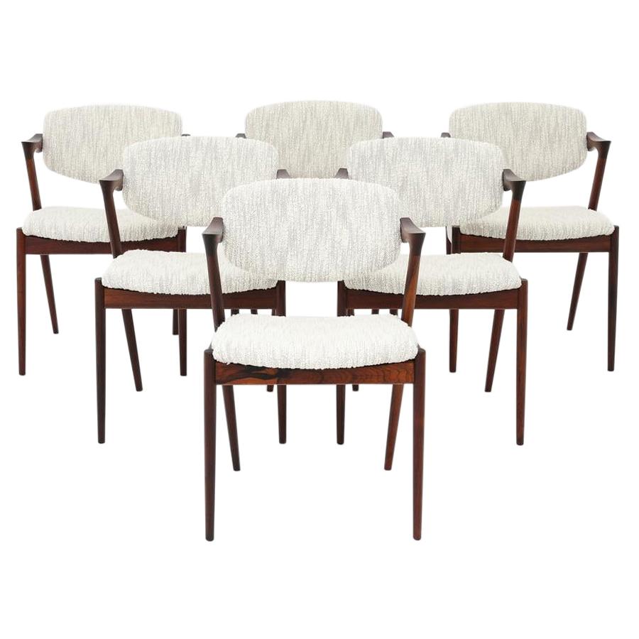 Set of Six Dining Chairs by Kai Kristiansen