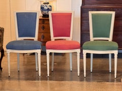 Set of Six Directoire Style Dining Chairs