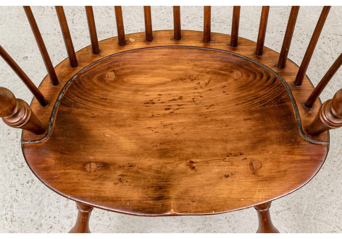 Set Of Six D.R. Dimes Bow Back Windsor Dining Chairs 6