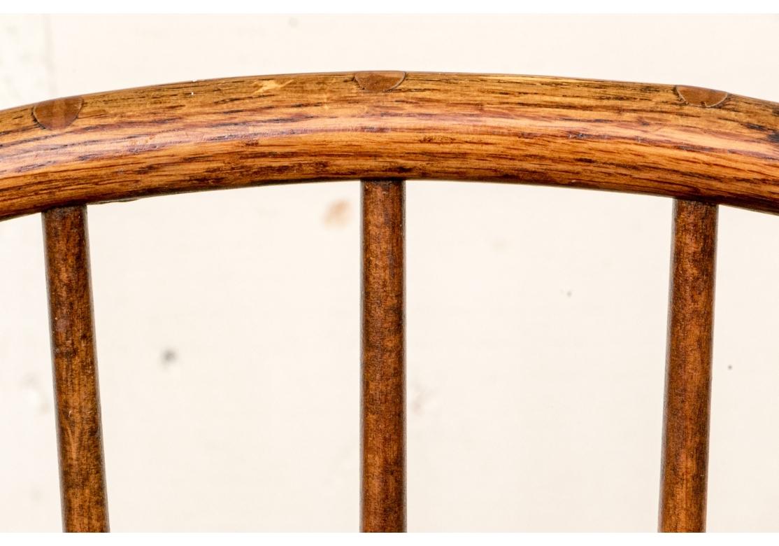 American Set Of Six D.R. Dimes Bow Back Windsor Dining Chairs