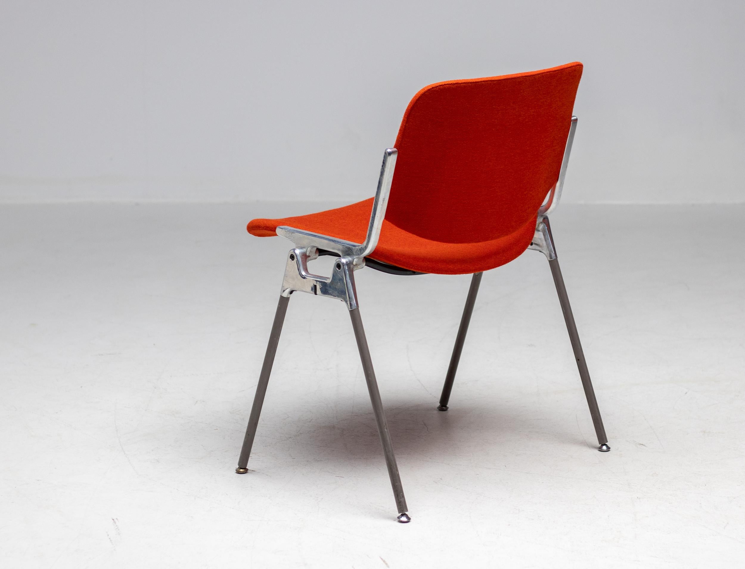 Italian Set of Six DSC 106 Chairs by Giancarlo Piretti for Anonima Castelli, Italy