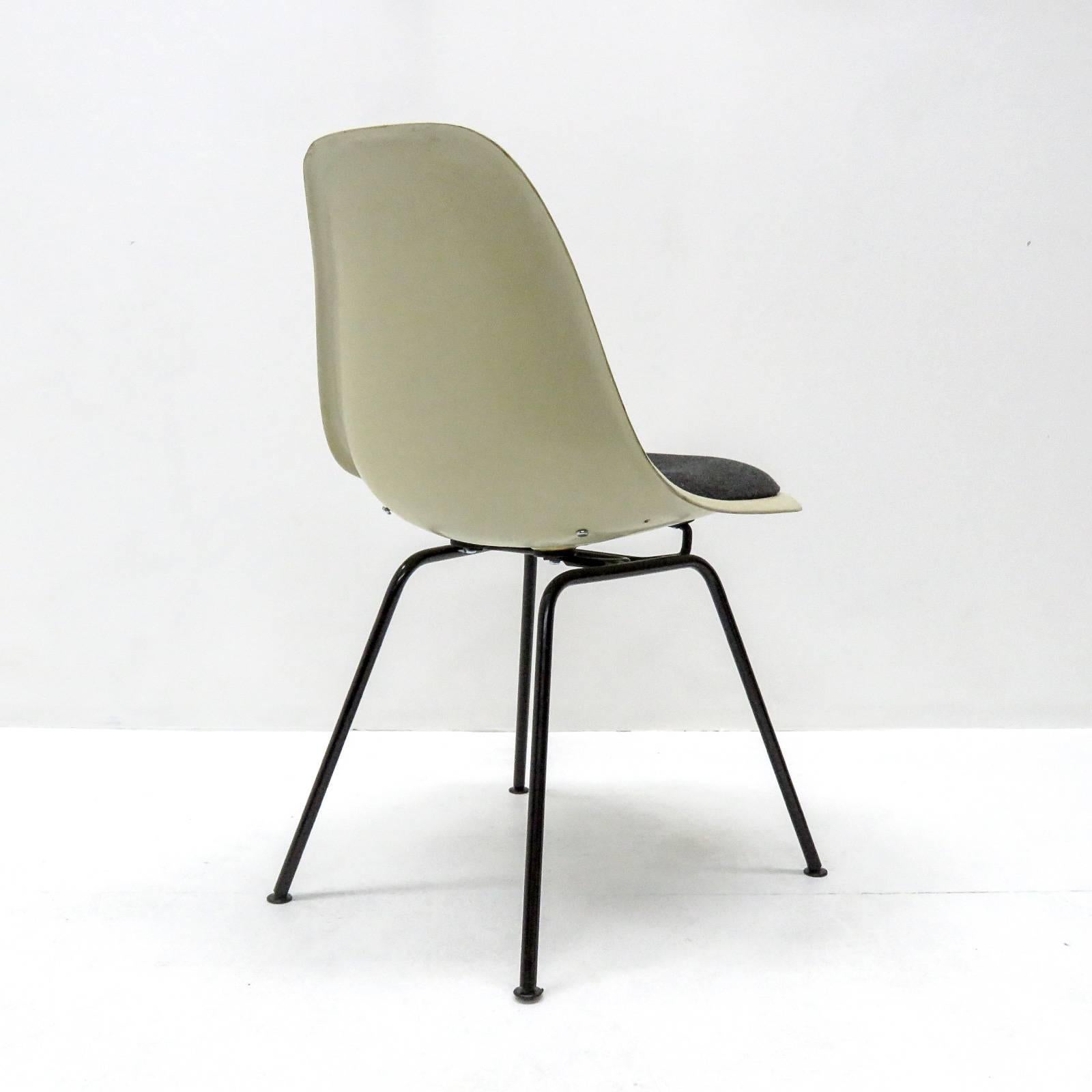 Enameled Set of Six Eames DSX Dining Chairs for Herman Miller, 1960
