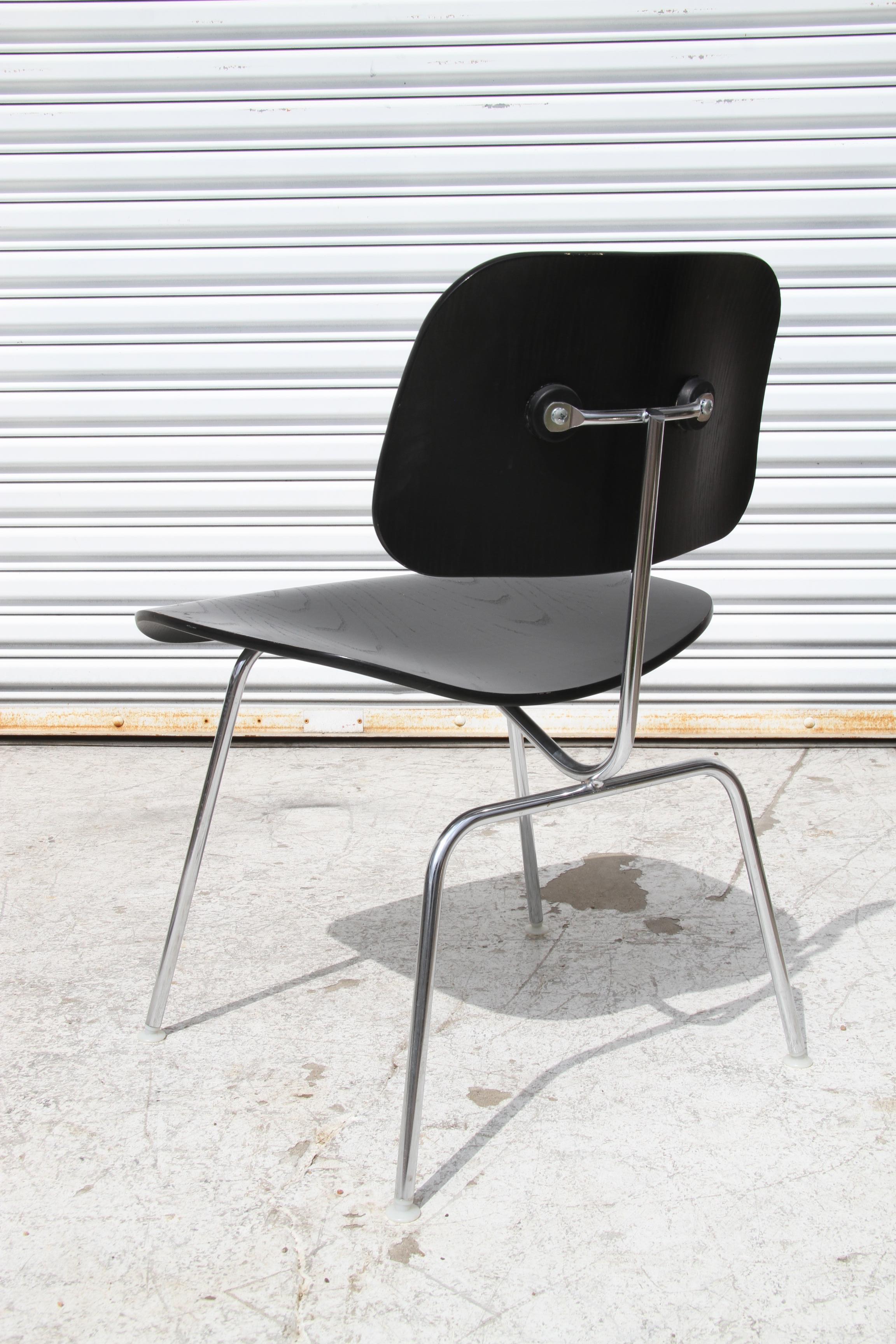 Late 20th Century Set of Six Eames Herman Miller DCM Dining Chairs