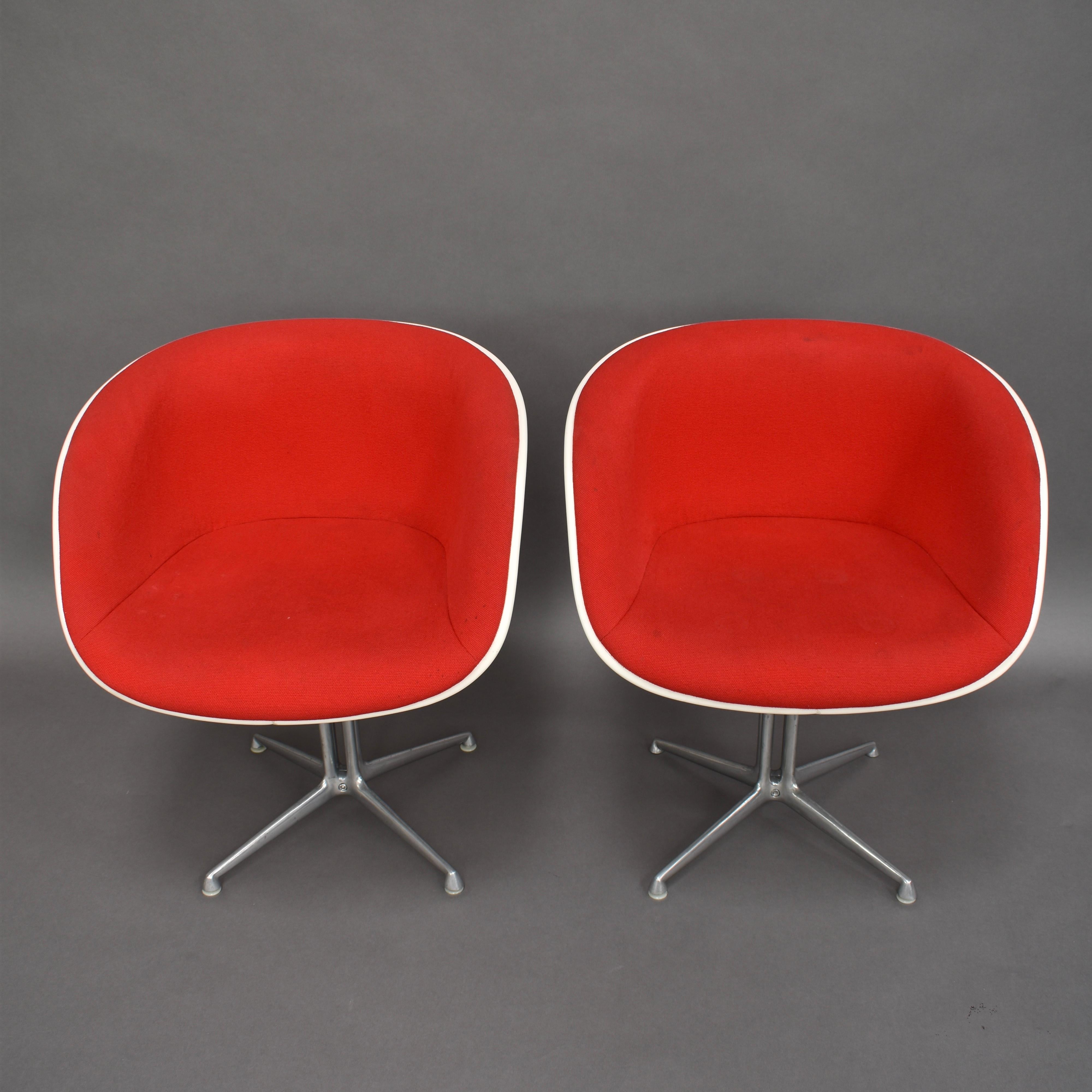 Set of Six Eames La Fonda Armchairs, circa 1970 6