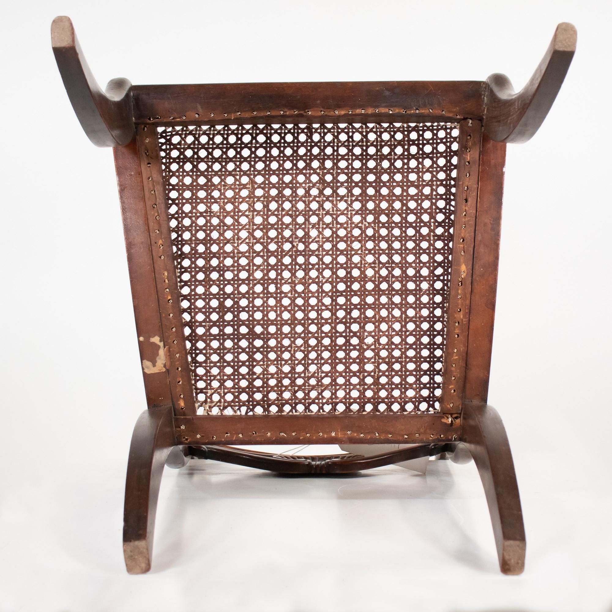Ottone Set di sei sedie in finto palissandro del periodo Regency inglese dell'inizio del XIX secolo in vendita