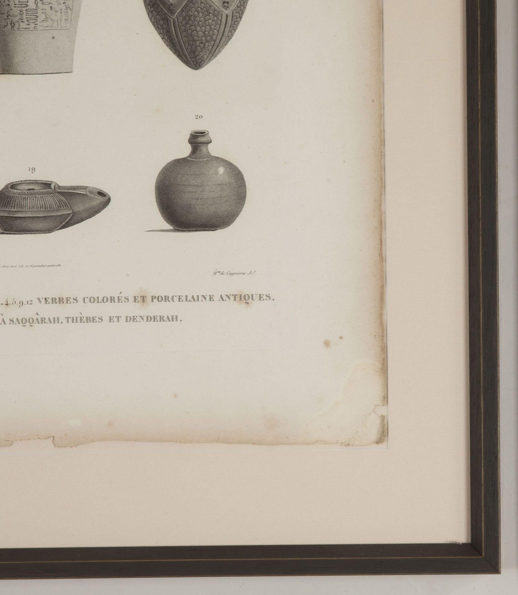 Ensemble de six estampes de première édition encadrées du début du 19e siècle en vente 4