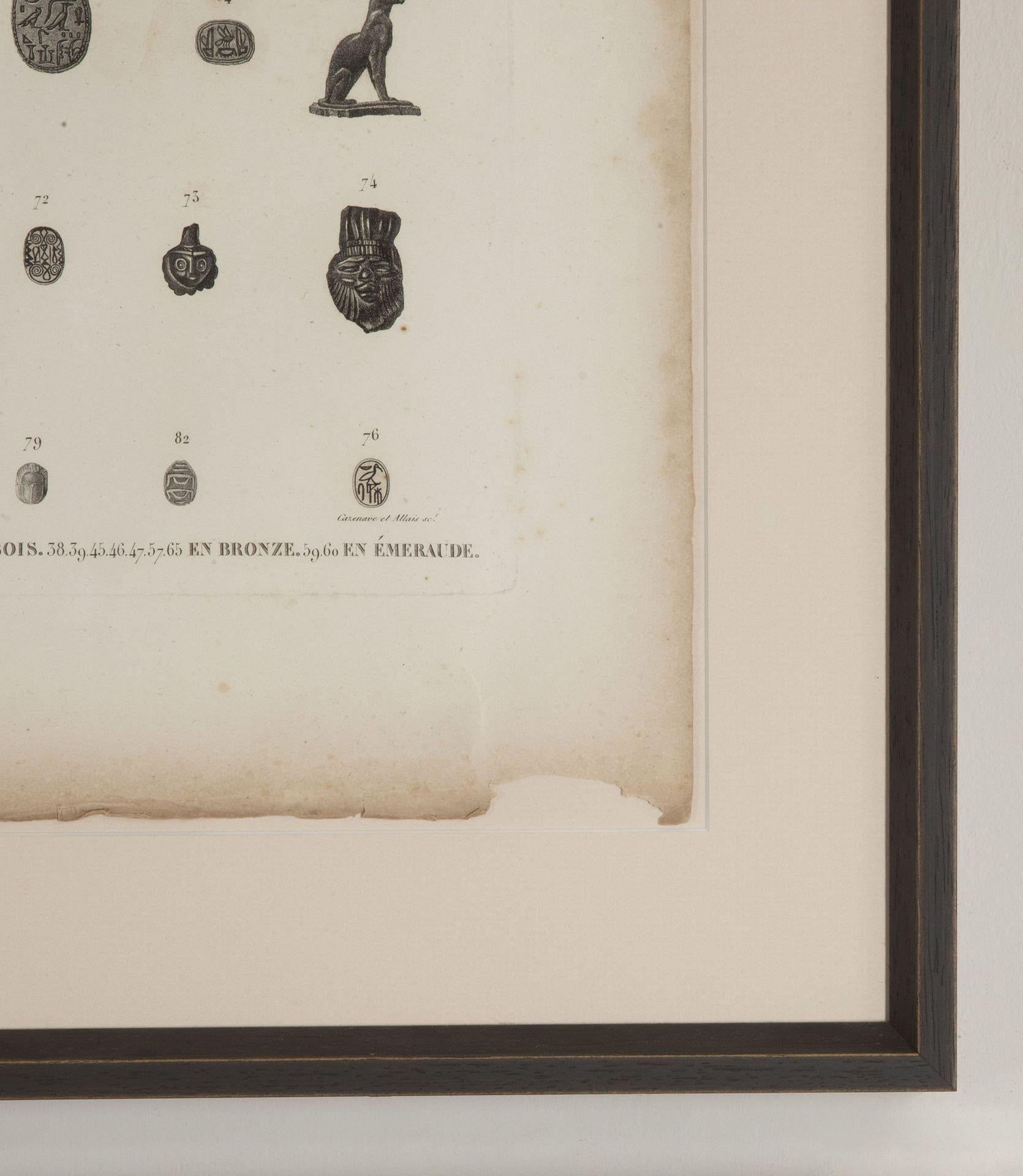 Ensemble de six estampes de première édition encadrées du début du 19e siècle en vente 5