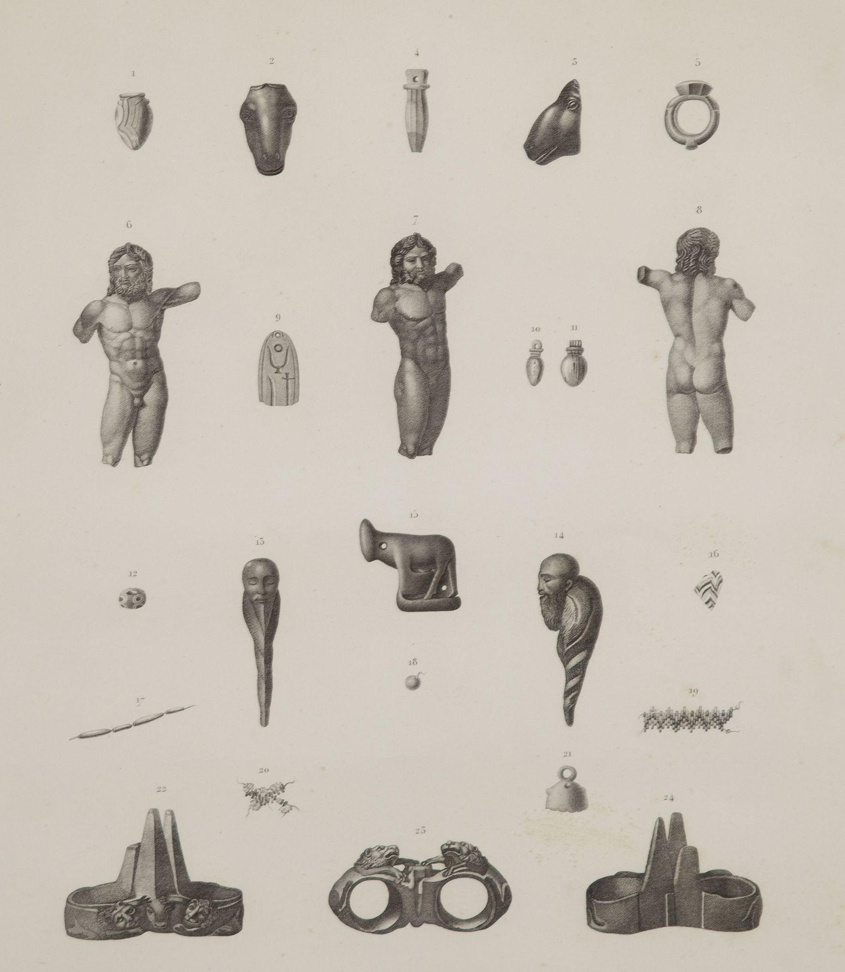 20ième siècle Ensemble de six estampes de première édition encadrées du début du 19e siècle en vente