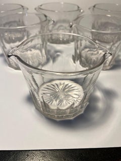 Set of six early 19th Century Glass Rinsers.