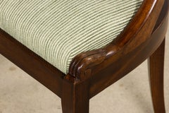 Set of Six Early 20th Century French Empire Mahogany Dining Chairs