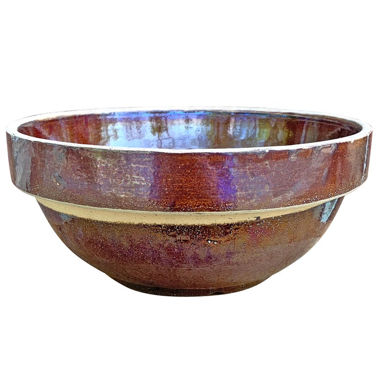 Set of Six Early 20th Century Stoneware Mixing Bowls at 1stDibs