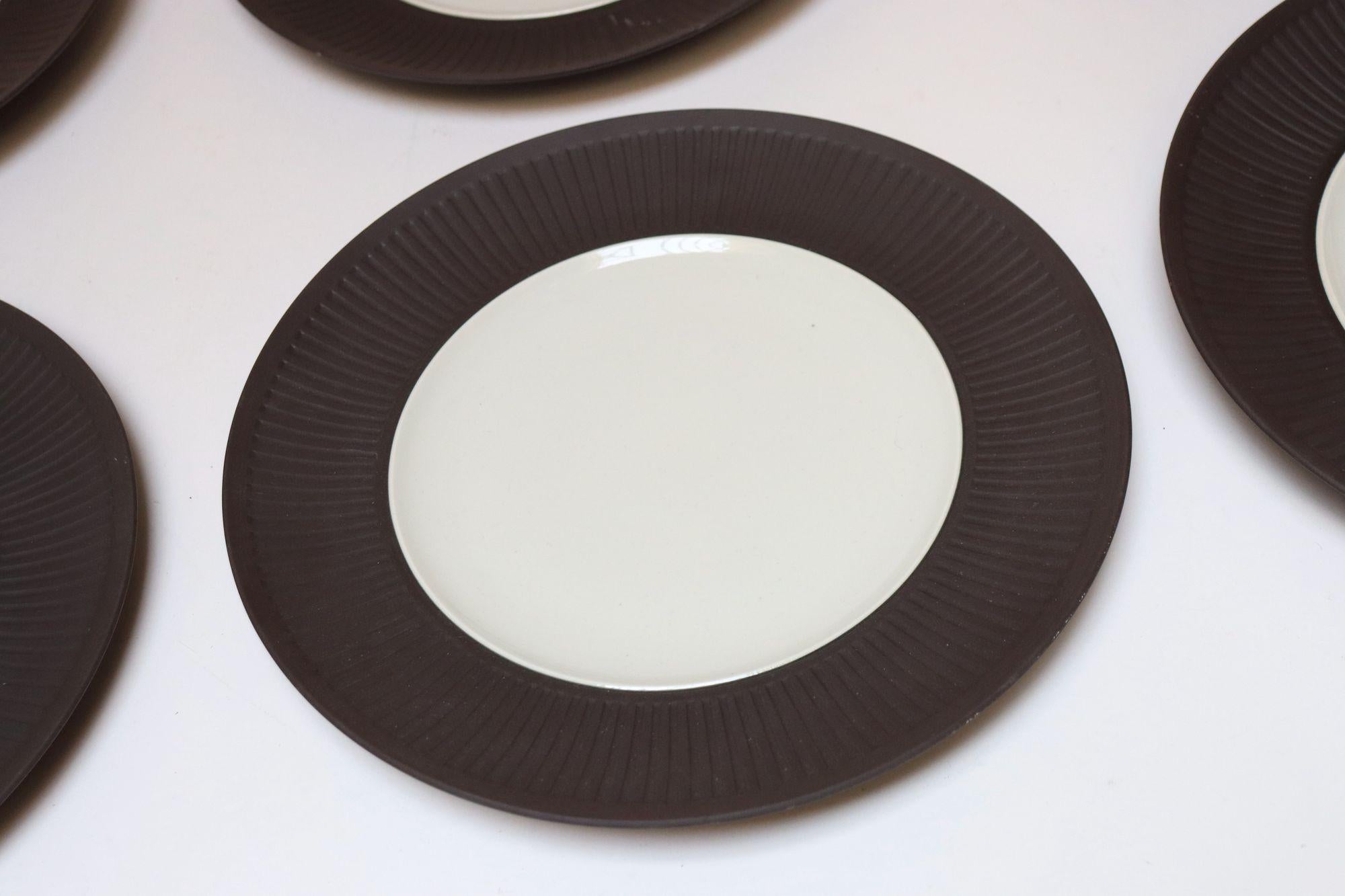 Lote de seis platos antiguos de Jens Quistgaard para Dansk Flamestone mediados del siglo XX en venta